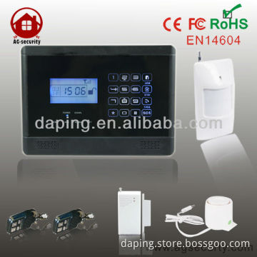 Intelligent GSM Wireless Intruder Alarm System with LCD Touch Screen